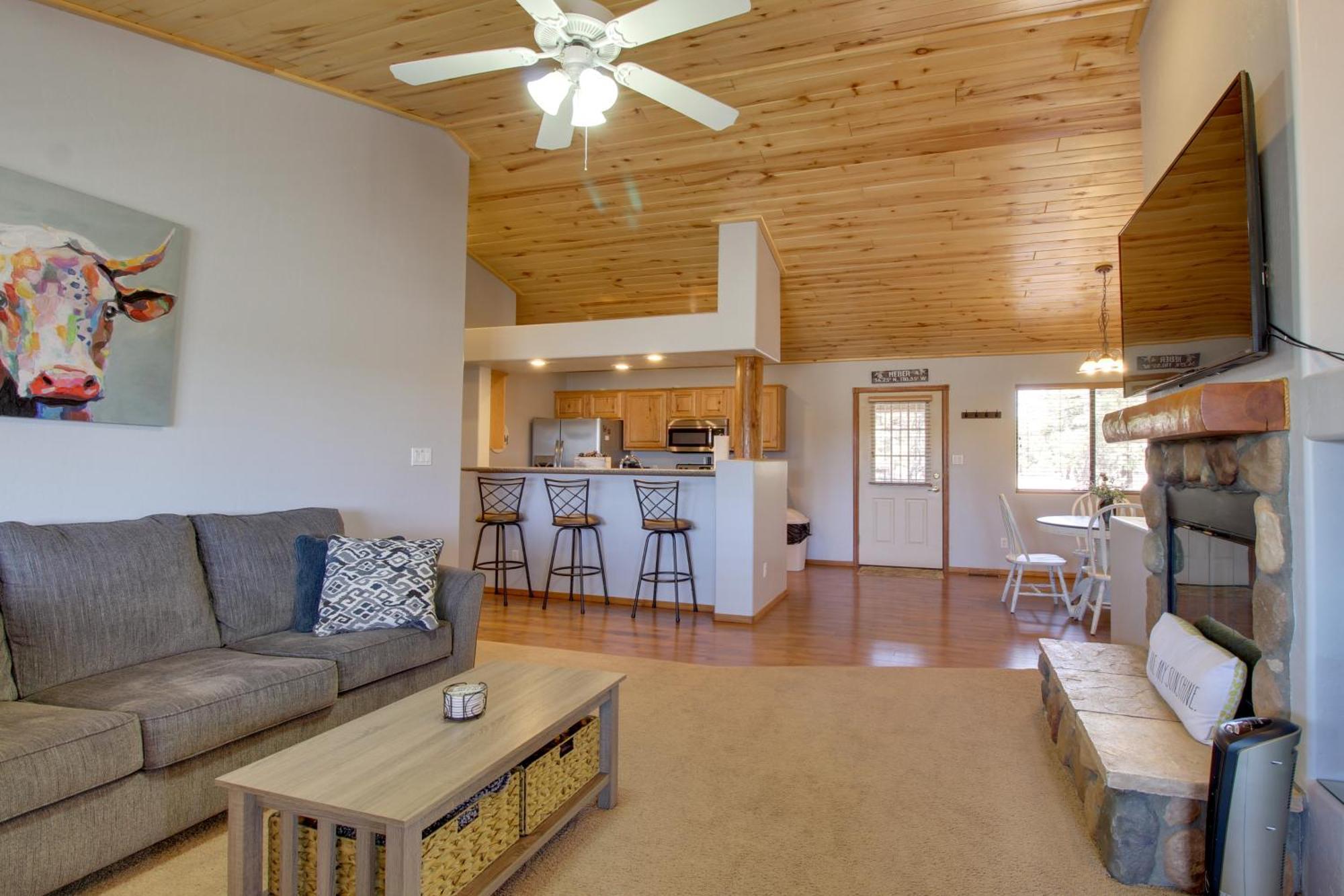 Overgaard Cabin Near Sitgreaves National Forest! Buitenkant foto